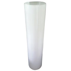 Tall White Plexiglass Lighted Display Pedestal