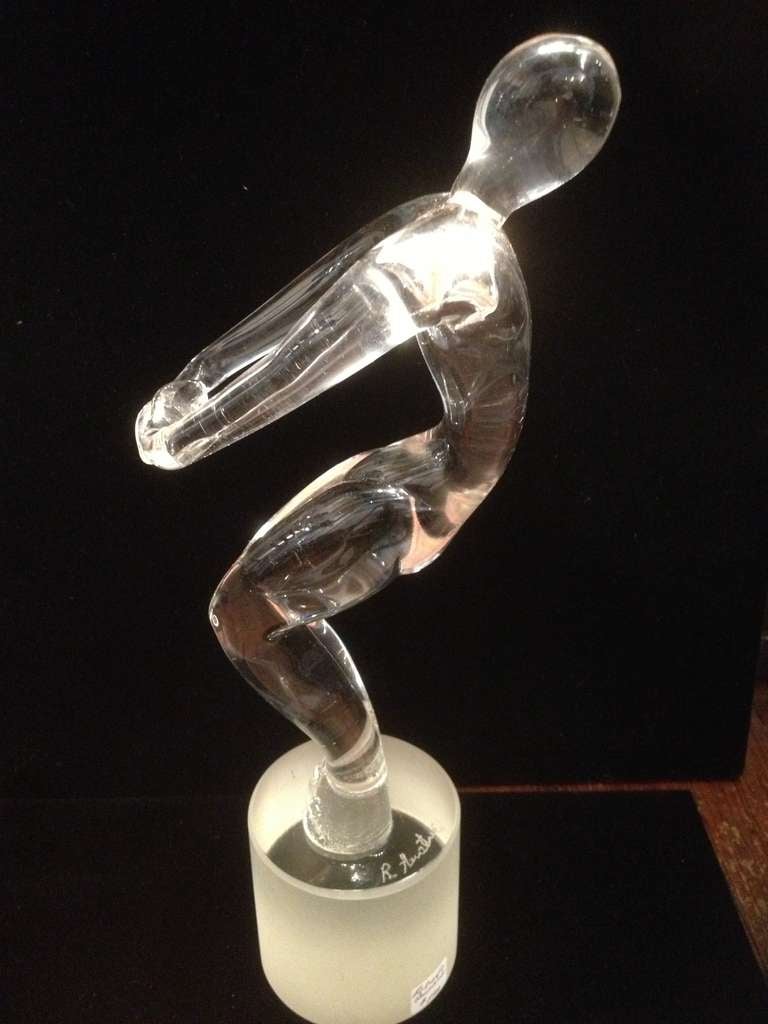 Mid-Century Modern Roberto Anatra Murano Glass Sculpture