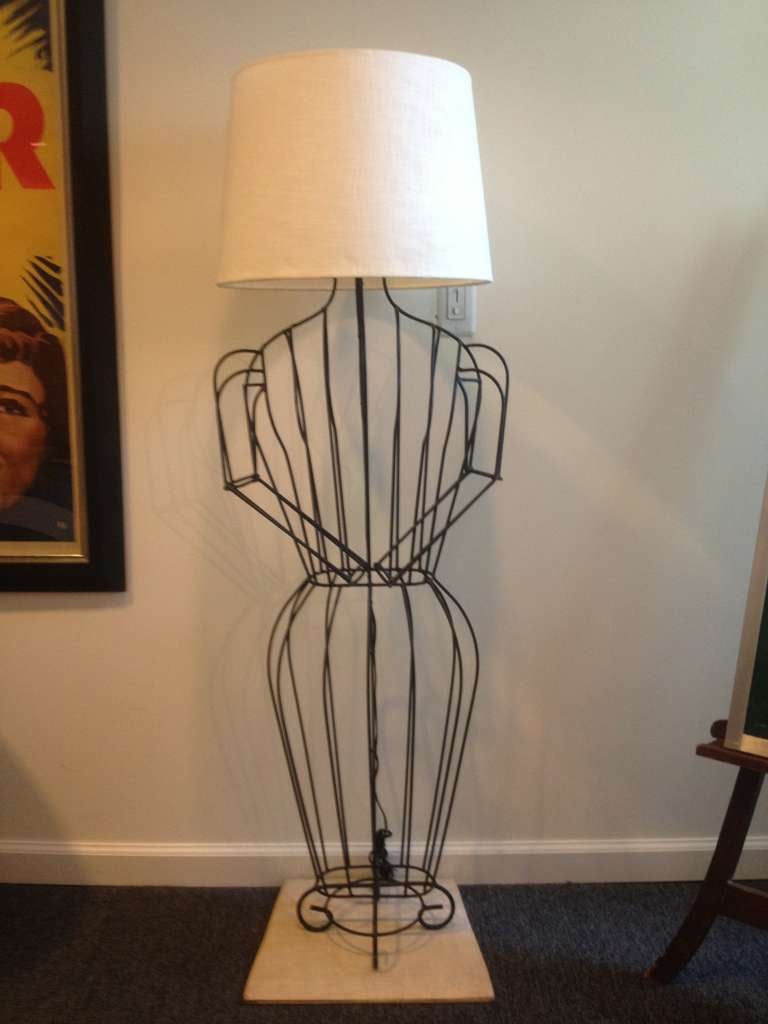 John Risley Figural Standing Lamp at 1stDibs