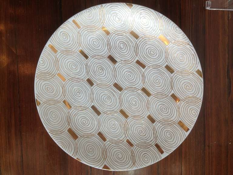 Jay Spectre Large Porcelain Charger for Silvestri