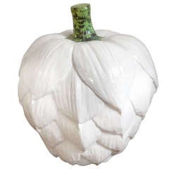 Italian Large Ceramic Artichoke 1950's