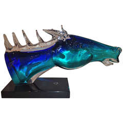 Vincenzo Nason Italian Murano Horse Head