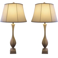 Vintage Pr italian alabaster lamps