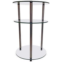 Deco Design, Three Tier Glass Table
