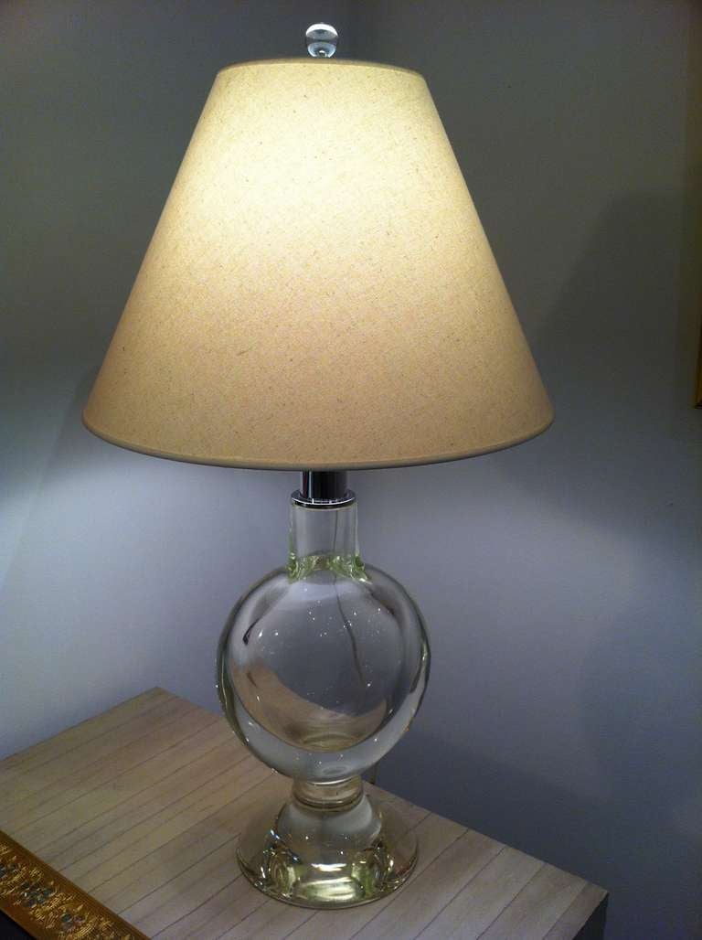 Signed Seguso Lamp
