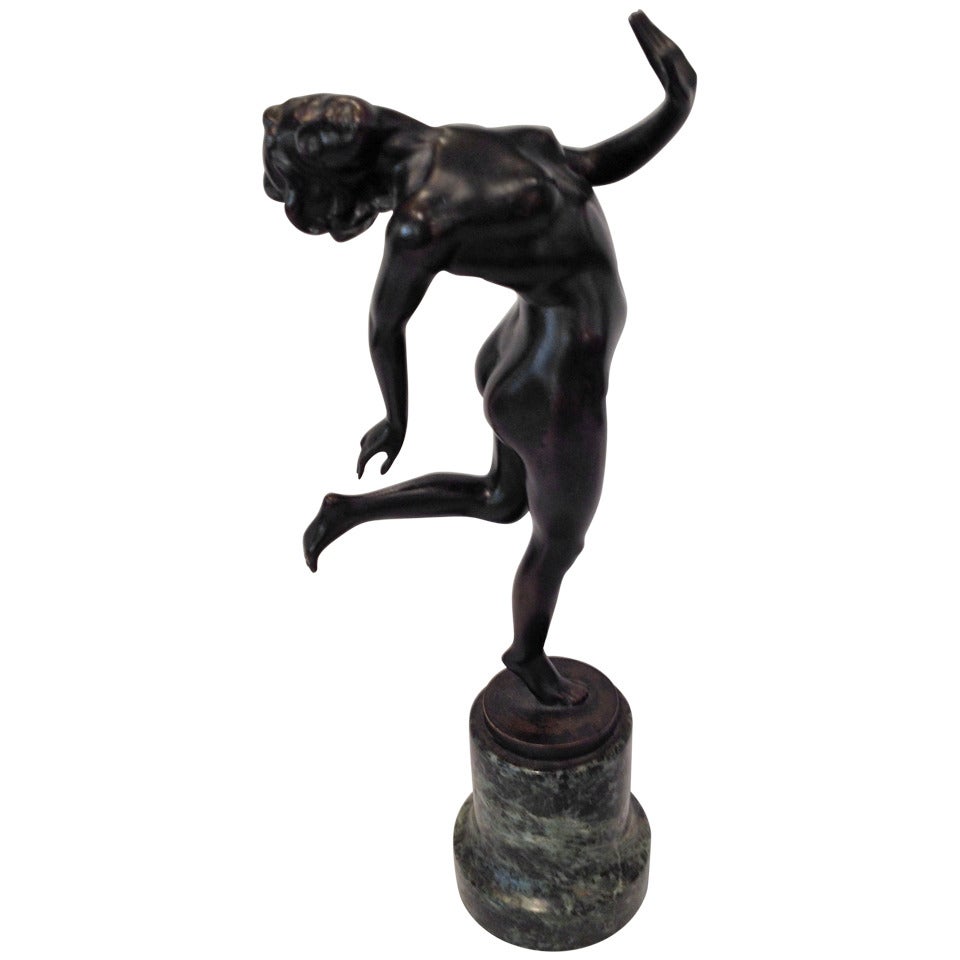 K. Perl Austrian Deco Bronze For Sale
