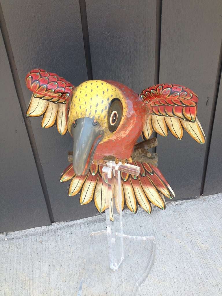 Sergio Bustamante Paper Mache Sculpture In Excellent Condition In Westport, CT