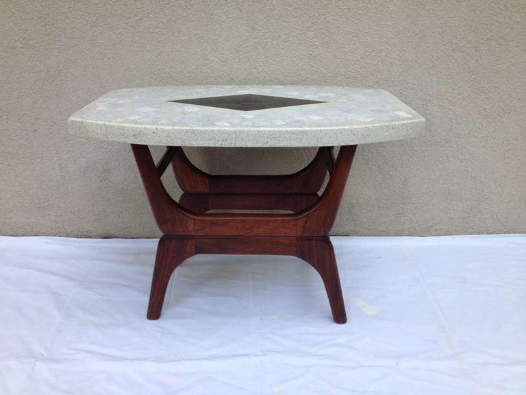 American Terazzo Top Table For Sale