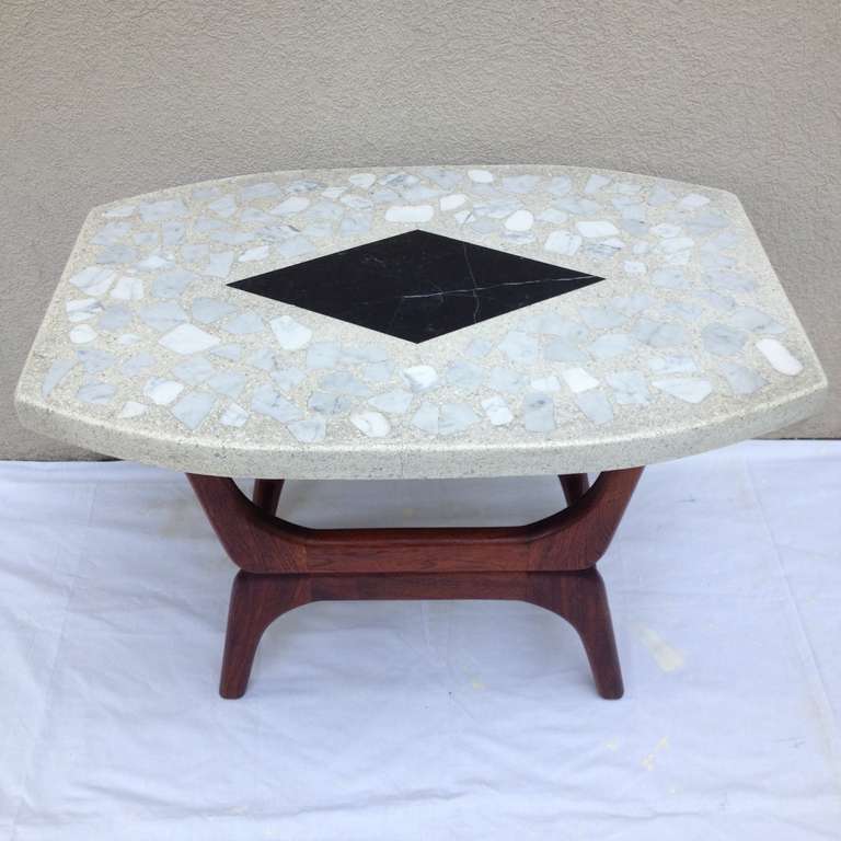 Terazzo Top Table In Excellent Condition For Sale In Westport, CT