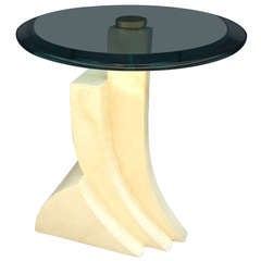 Springer Style Faux Goat Skin Lacquer Table 9