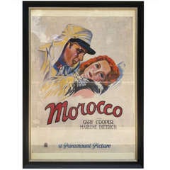 Original Artwork Morocco Movie Poster 1930