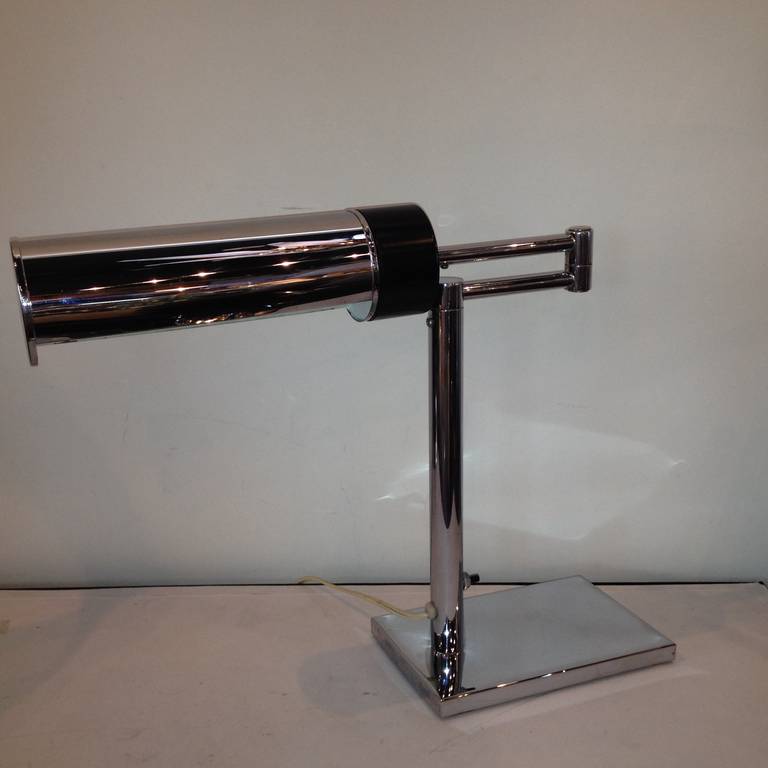 Mid-20th Century Nessen lighting co.Swing Arm Desk Lamp For Sale