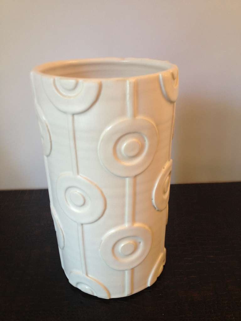 Jarrón de cerámica Jonathan Adler Couture Estadounidense en venta
