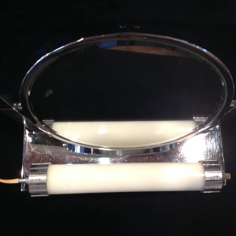 Art Deco Lighted Magnifying Mirror 3