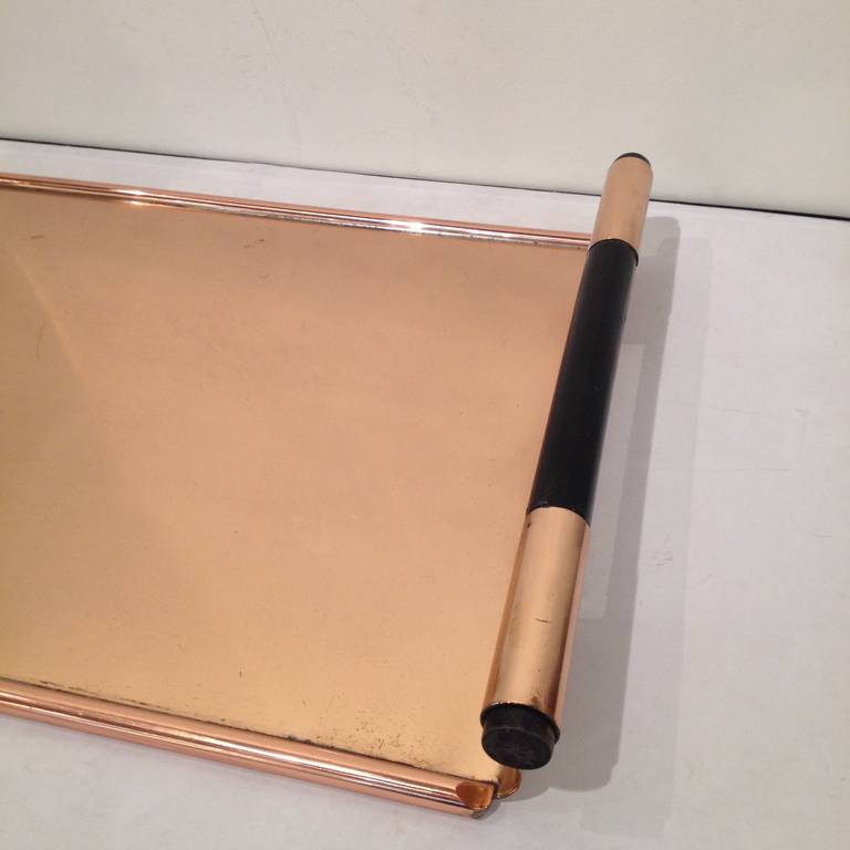 Mid-20th Century Walter Von Nessen Rare copper Tiffin Tray