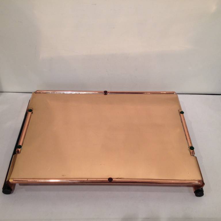 Copper Walter Von Nessen Rare copper Tiffin Tray