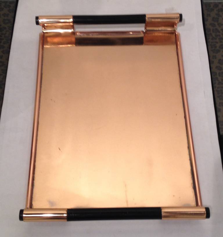 Walter Von Nessen Rare copper Tiffin Tray 1