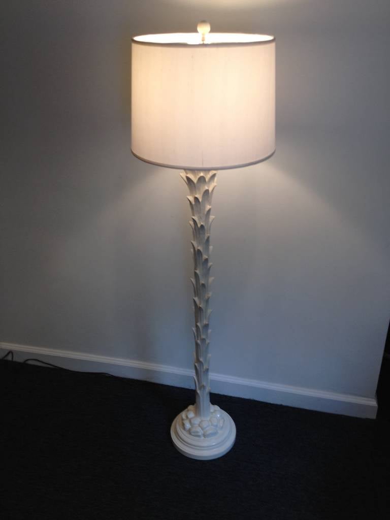 American Chapman Palm Tree Standing Lamp in the Style of Serge Roche