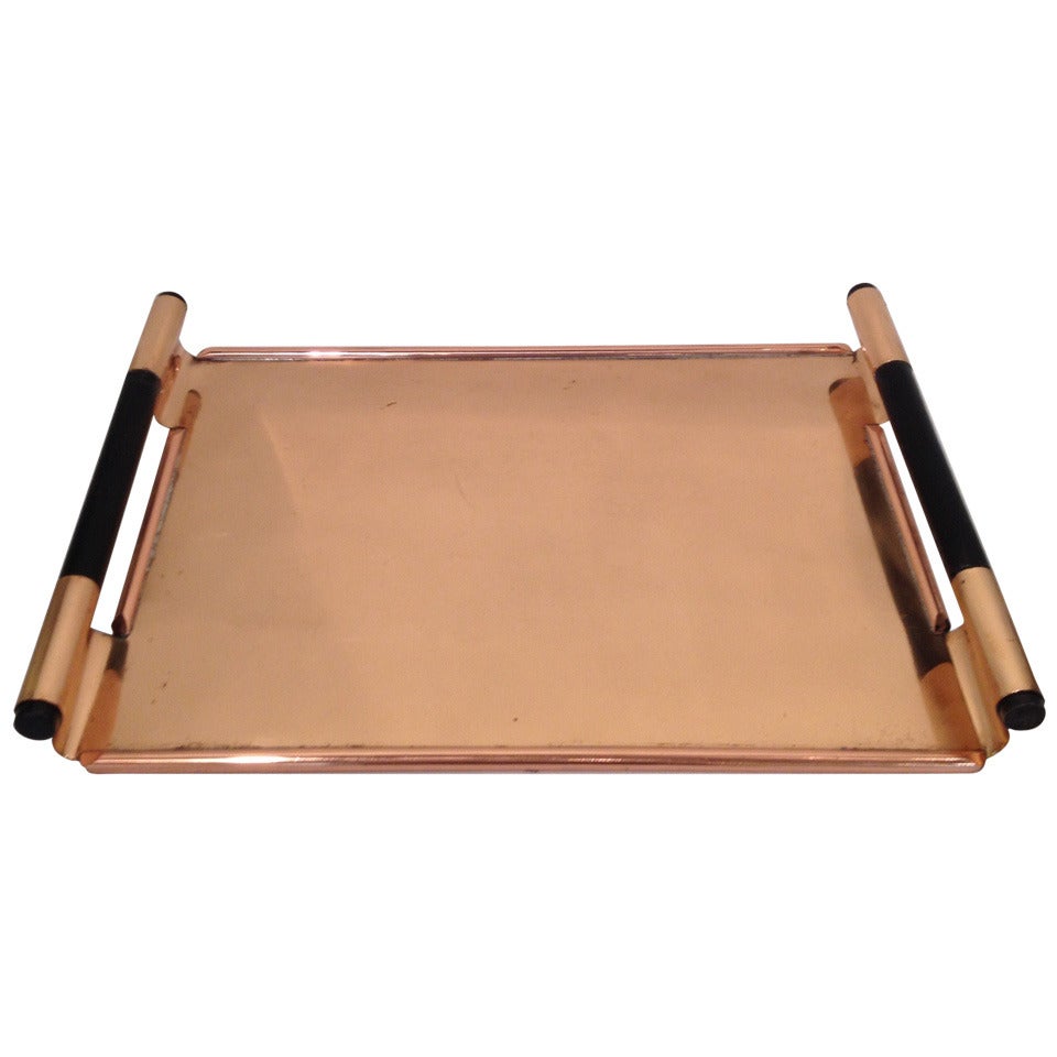 Walter Von Nessen Rare copper Tiffin Tray