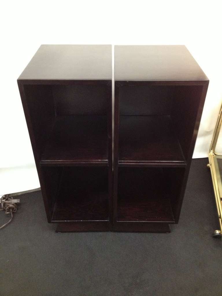 American Pair Slim Tower  Bookcase End Table