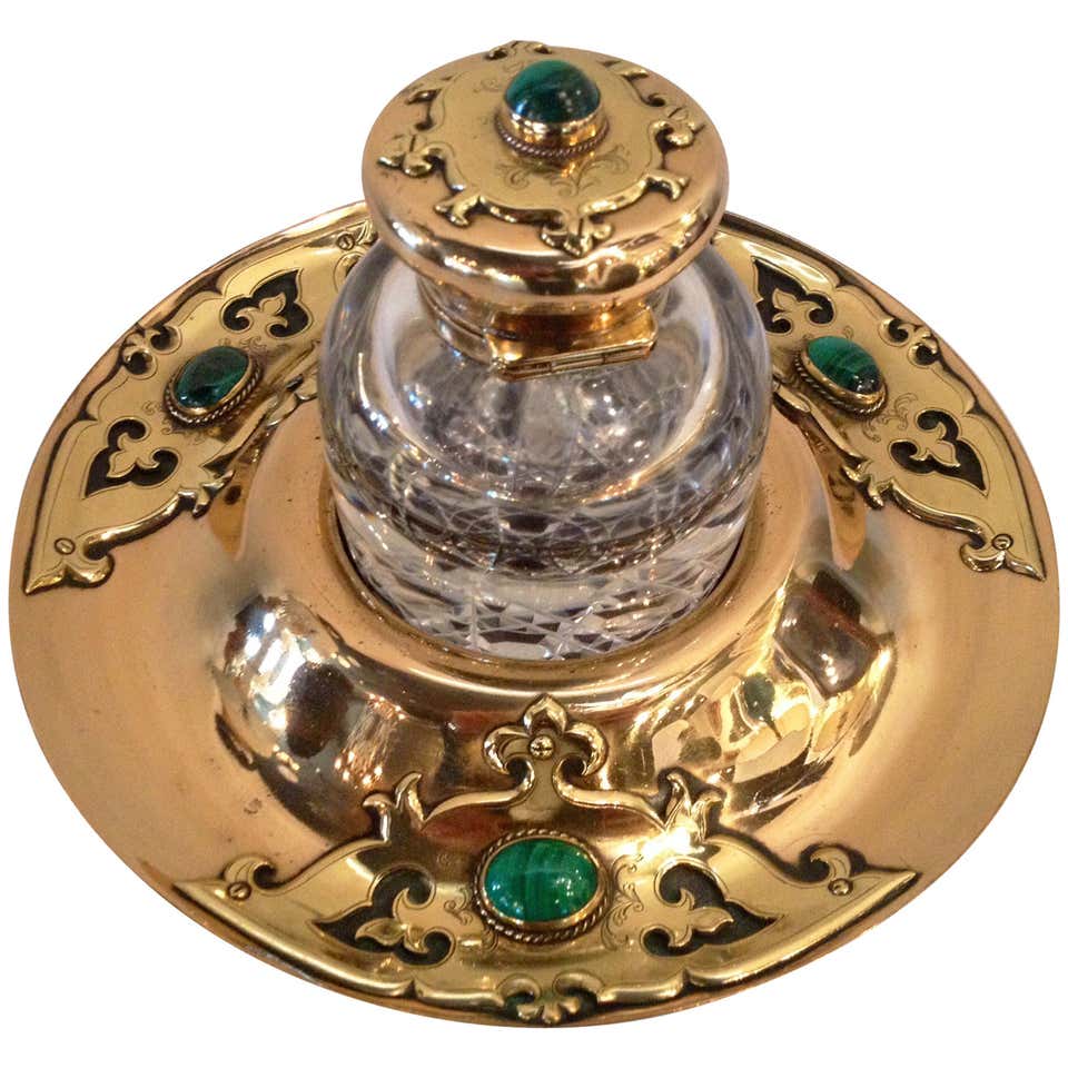 Petite Classica Crystal Inkwell For Sale at 1stDibs