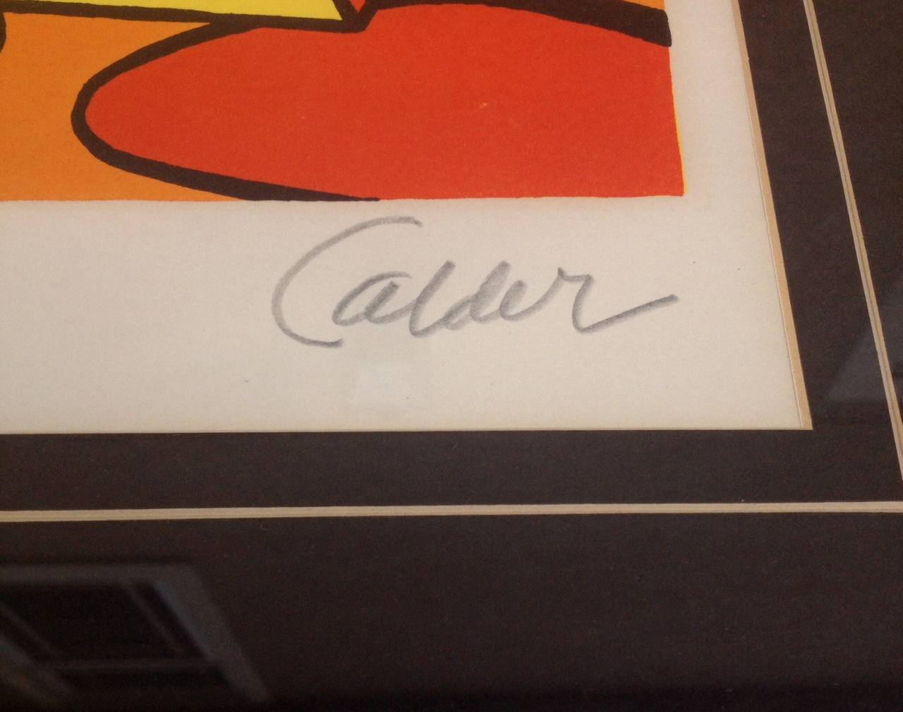 Alexander Calder Lithograph, Petite Triangles Artist Edition In Excellent Condition In Westport, CT