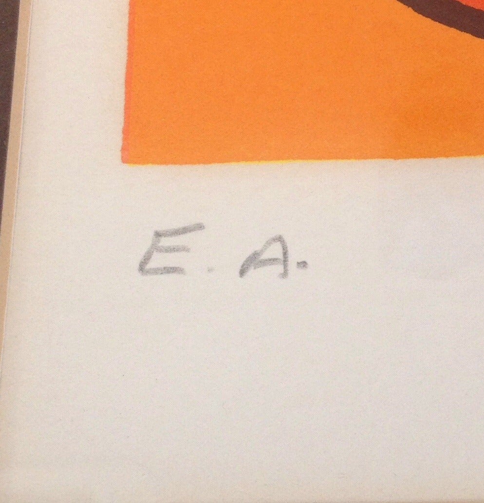 20th Century Alexander Calder Lithograph, Petite Triangles Artist Edition