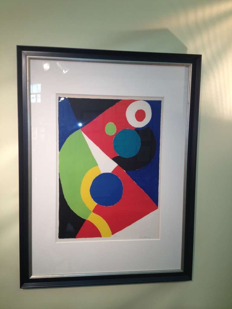 Sonia Delaunay 1885-1979 cofounder the Orphism art movement,concepts of geometric abstraction.signed and numbered Artist edition #!!