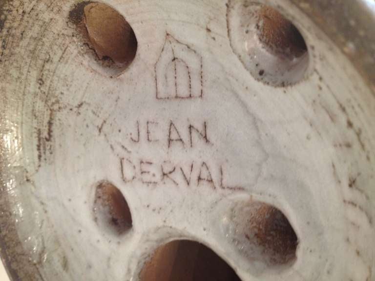Mid-20th Century Jean Derval Large Ceramic Sculpture