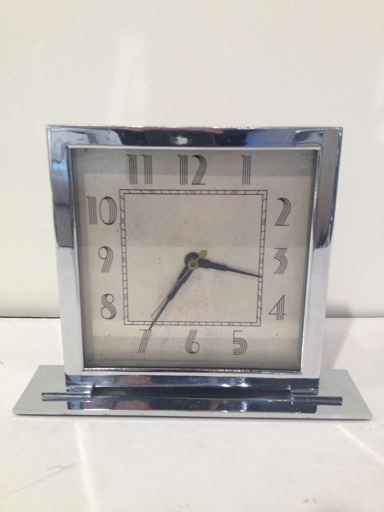 American Gilbert Rohde Art Deco Clock