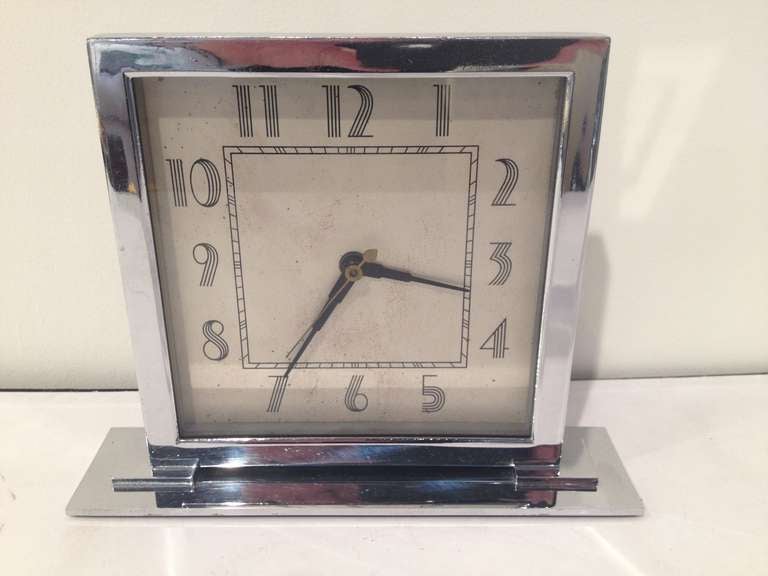 Gilbert Rohde Art Deco Clock In Good Condition In Westport, CT