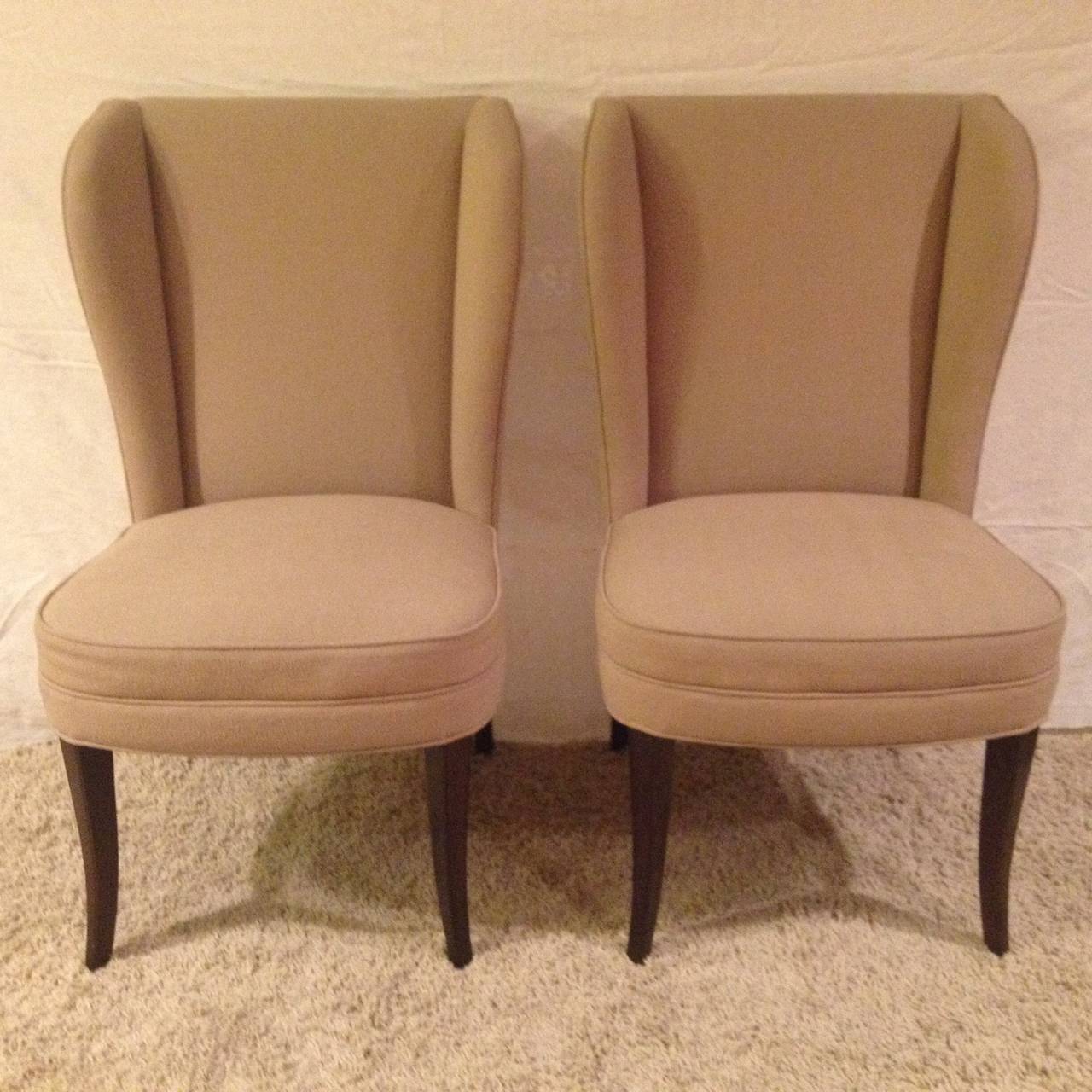 American Pair of Tommi Parzinger Style Chairs