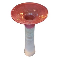 Glass Candlesticks signed Cenendese