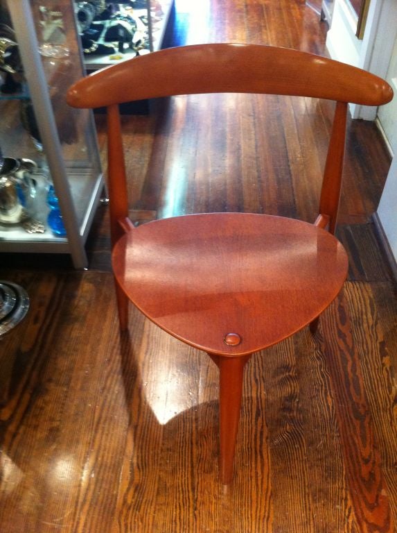 Dining chairs Hans Wagner In Excellent Condition In Westport, CT