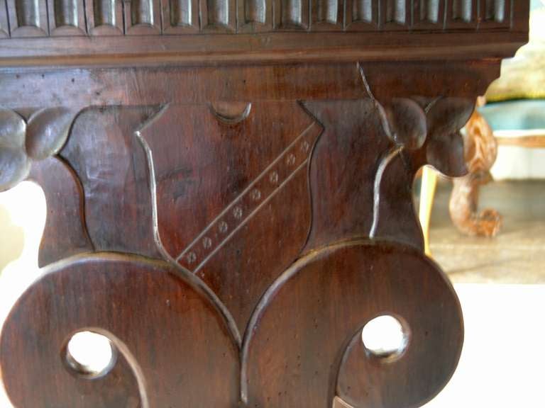 Italian Tuscan Renaissance Trestle Writing Table