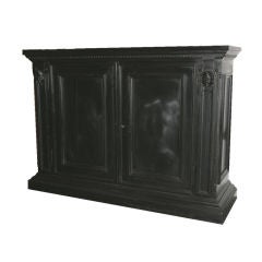 Tuscan Ebonized Credenza