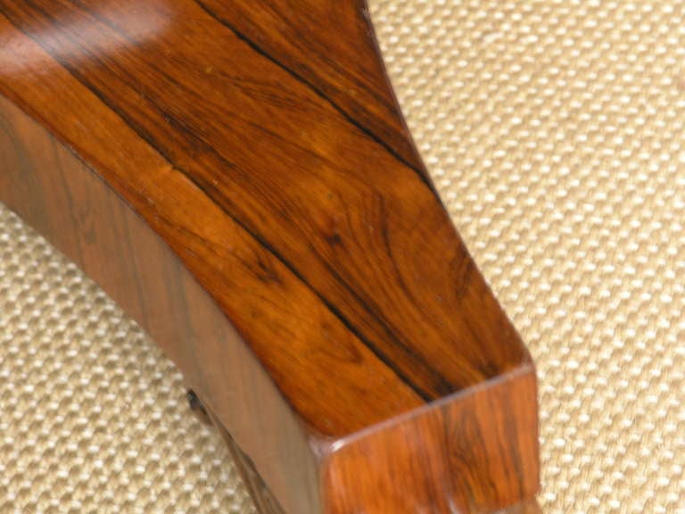 Rosewood Center Table In Good Condition In Los Angeles, CA