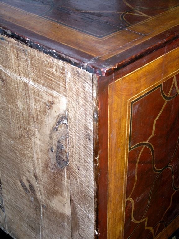 18th Century and Earlier Neoclassical Painted Commode
