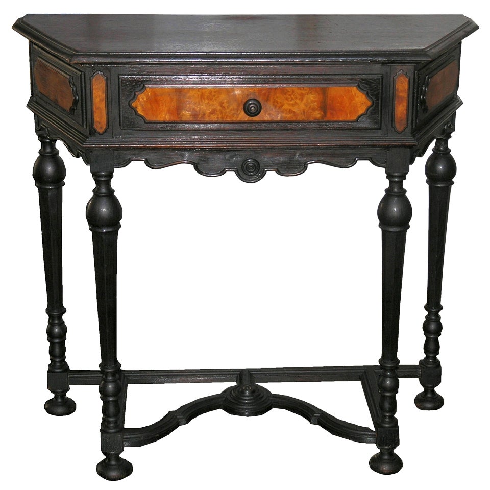 Italian Ebonized Console