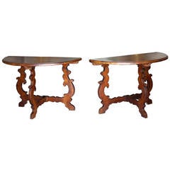 Pair of Tuscan Consoles