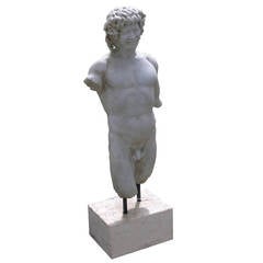 Marble Torso of Neoclassical Figure