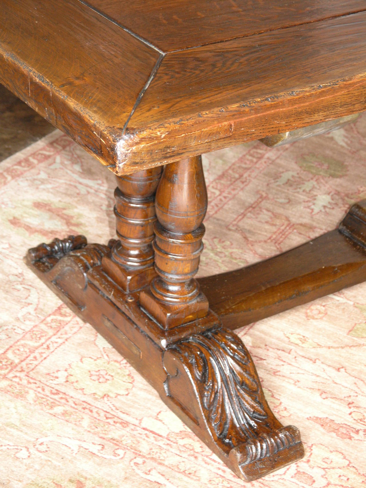  Refectory Farm Table , 19th Century  In Good Condition For Sale In Los Angeles, CA