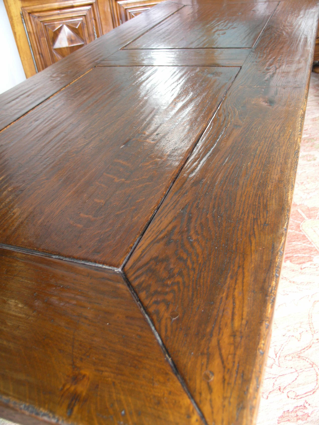 French  Refectory Farm Table , 19th Century  For Sale