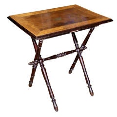 19th Century Folding Side Table 4