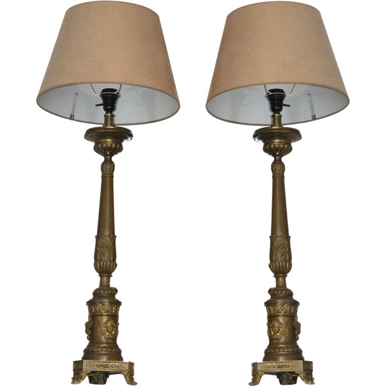 Candlestick Lamps For Sale