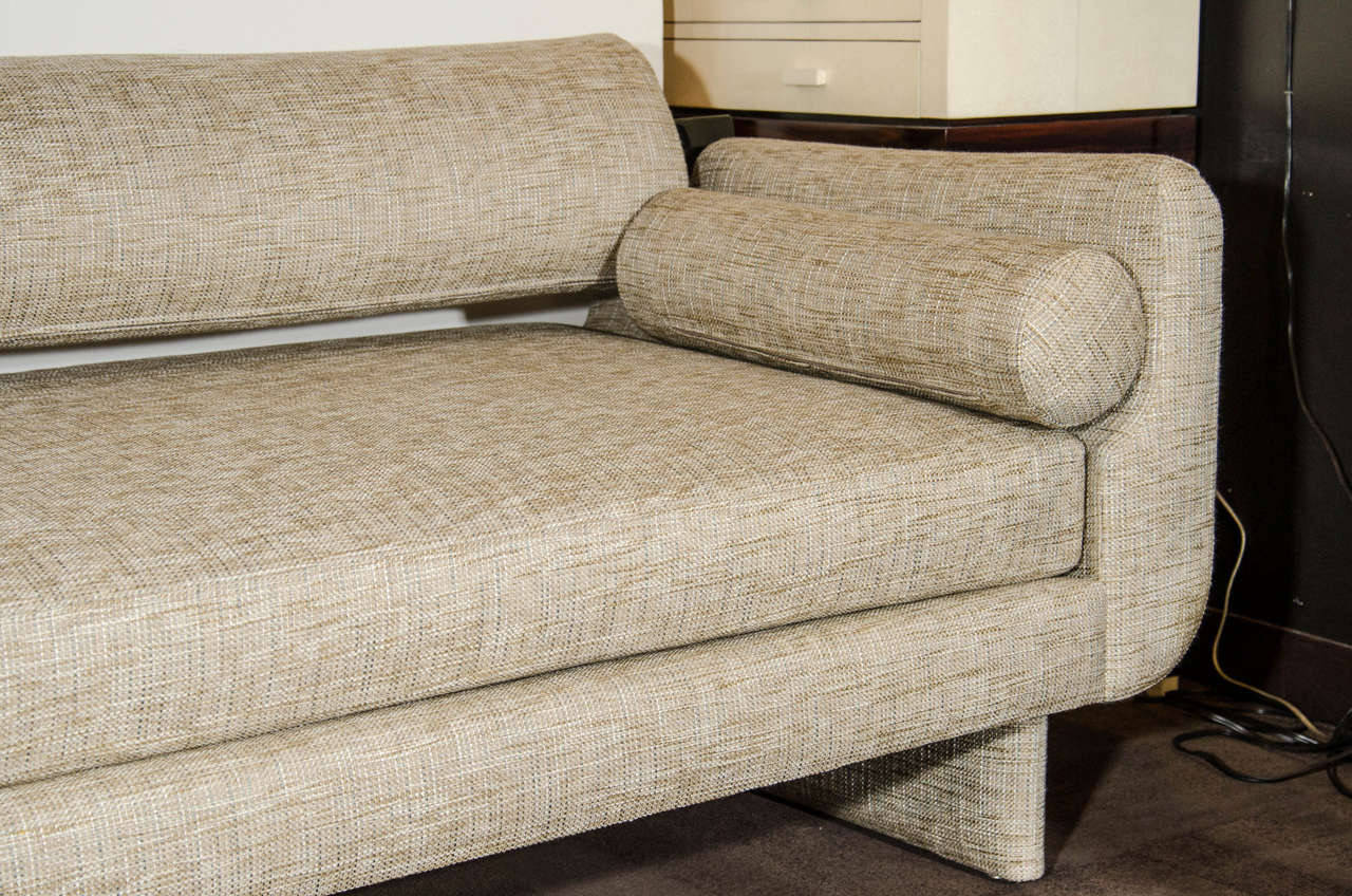 Mid-Century Modern Ultra Modern Sofa/ Daybed with Streamline Design