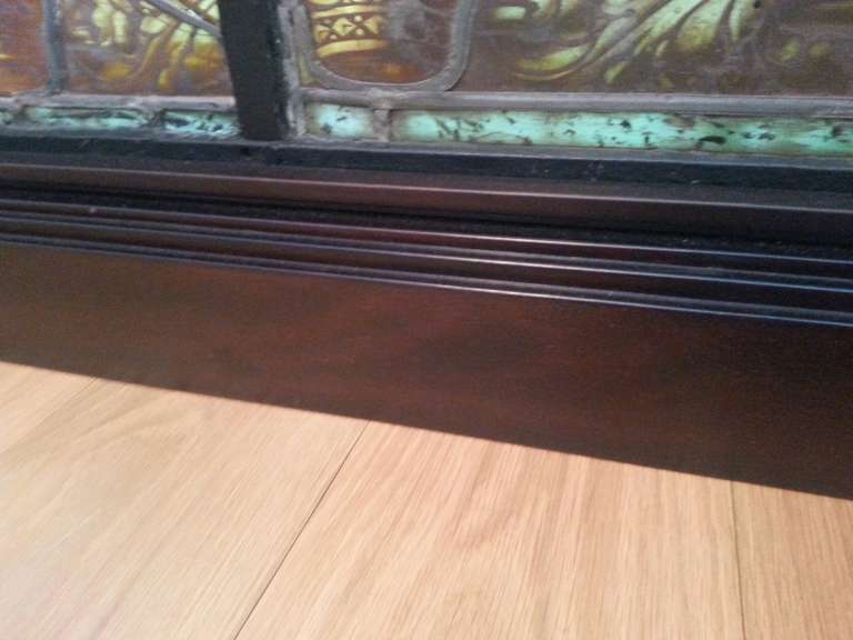 Oustanding & Rare Antique Stained Glass Panel by Mauméjean Frères 4