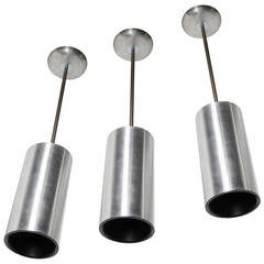 Set of Three Danish Modern Pendants in the Manner of Jo Hammerborg 11