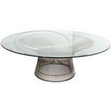 Modernist Cocktail Table Designed by Warren Platner for Knoll