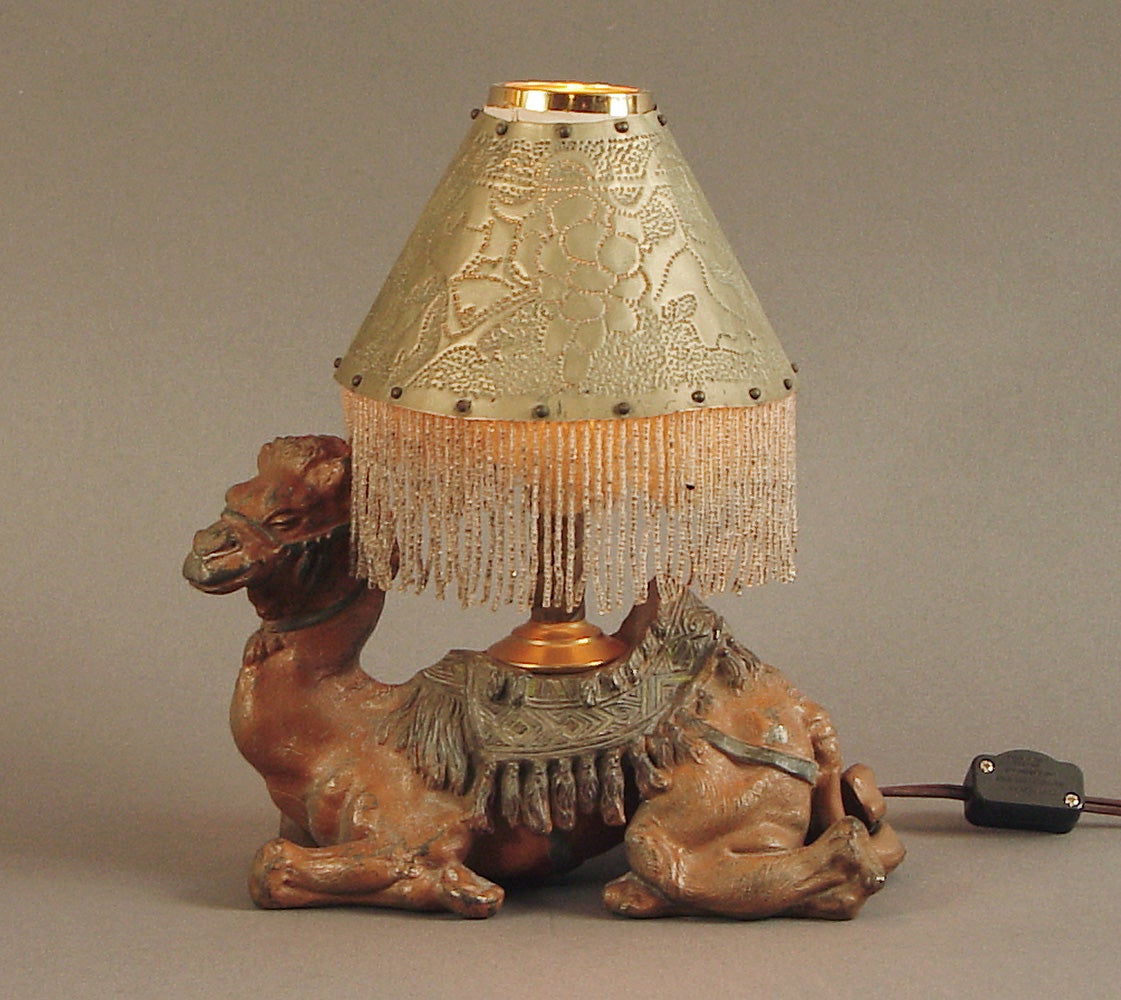 Art Deco Camel Lamp Ca. 1925